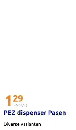 Action PEZ dispenser Pasen aanbieding