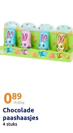 Action Chocolade paashaasjes aanbieding