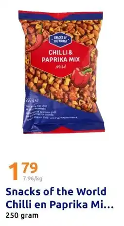 Action Snacks of the World Chilli en Paprika Mi... aanbieding