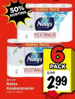 Vomar Voordeelmarkt Nalys Keukenpapier aanbieding