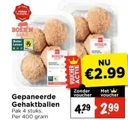 Vomar Voordeelmarkt Gepaneerde Gehaktballen aanbieding