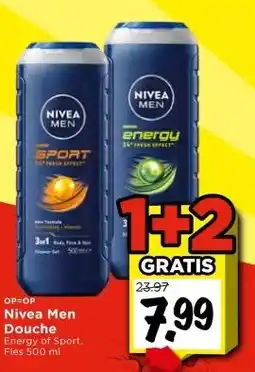 Vomar Voordeelmarkt Nivea Men Douche aanbieding