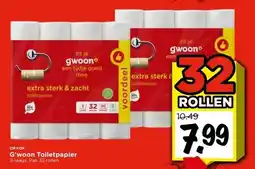 Vomar Voordeelmarkt G'woon Toiletpapier aanbieding