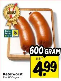 Vomar Voordeelmarkt Ketelworst aanbieding