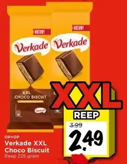 Vomar Voordeelmarkt Verkade XXL Choco Biscuit aanbieding