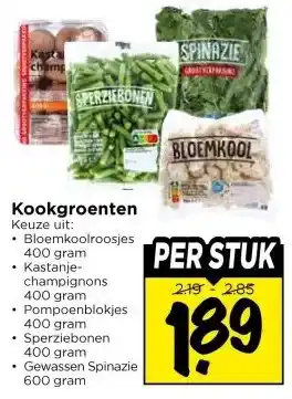 Vomar Voordeelmarkt Kookgroenten aanbieding