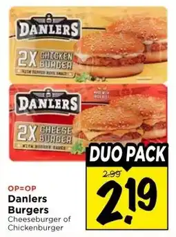 Vomar Voordeelmarkt Danlers Burgers aanbieding