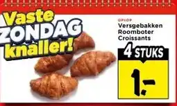 Vomar Voordeelmarkt Versgebakken Roomboter Croissants aanbieding