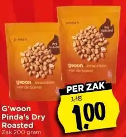 Vomar Voordeelmarkt G'woon Pinda's Dry Roasted aanbieding