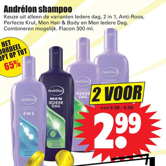 Dirk Andrélon shampoo aanbieding