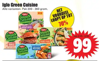 Dirk Iglo Green Cuisine aanbieding