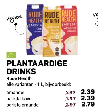 Ekoplaza Plantaardige drinks van rude health aanbieding