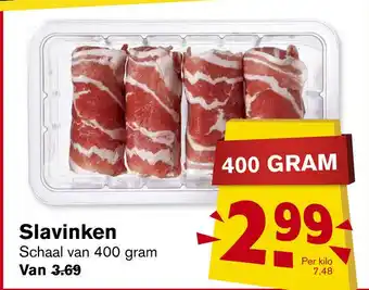 Hoogvliet Slavinken aanbieding