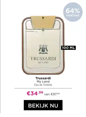 ICI Paris XL Trussardi My Land Eau de Toilette aanbieding