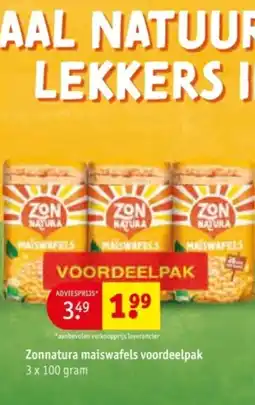 Kruidvat Zonnatura maiswafels voordeelpak aanbieding