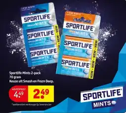 Kruidvat Sportlife Mints aanbieding