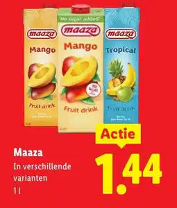 Lidl Maaza aanbieding
