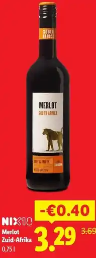 Lidl Merlot aanbieding