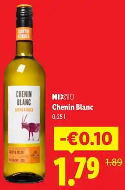 Lidl Chenin Blanc aanbieding