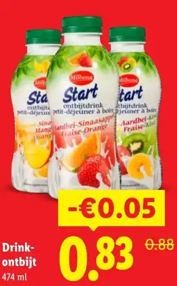 Lidl Drinkontbijt aanbieding