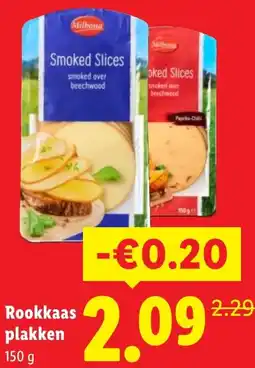 Lidl Rookkaas plakken aanbieding