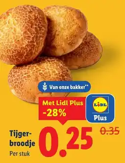 Lidl Tijgerbrood aanbieding