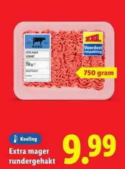 Lidl Extra mager rundergehakt aanbieding