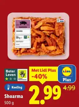 Lidl Shoarma aanbieding
