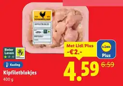 Lidl Kipfiletblokjes aanbieding