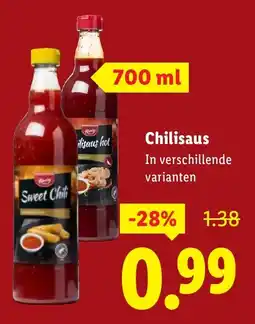 Lidl Chilisaus aanbieding