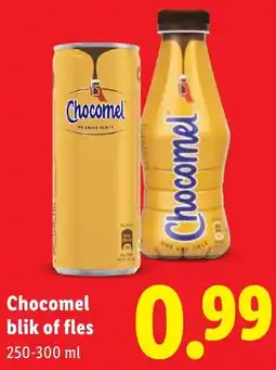 Lidl Chocomel blik of fles aanbieding