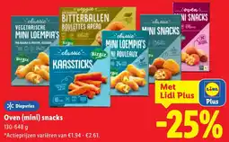 Lidl Oven mini snacks aanbieding