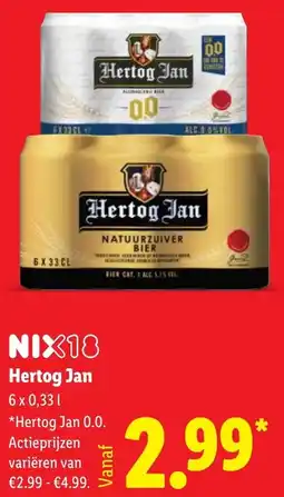 Lidl Hertog Jan aanbieding