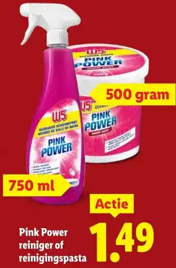 Lidl Pink Power reiniger of reinigingspasta aanbieding