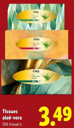 Lidl Tissues aloë-vera aanbieding