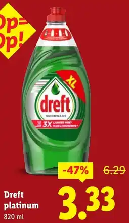 Lidl Dreft platinum aanbieding