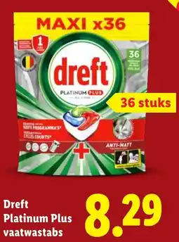 Lidl Dreft Platinum Plus vaatwastabs aanbieding