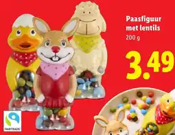 Lidl Paasfiguur met lentils aanbieding