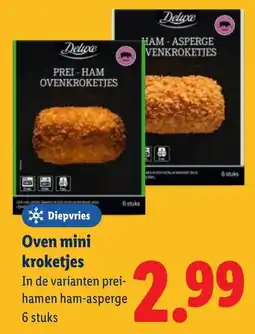Lidl Oven mini kroketjes aanbieding