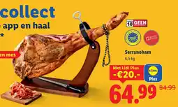 Lidl Serranoham aanbieding
