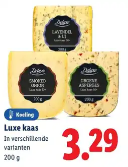 Lidl Luxe kaas aanbieding