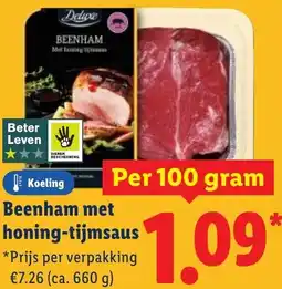 Lidl Beenham met honing-tijmsaus aanbieding