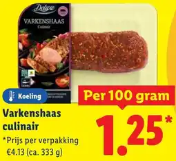 Lidl Varkenshaas culinair aanbieding
