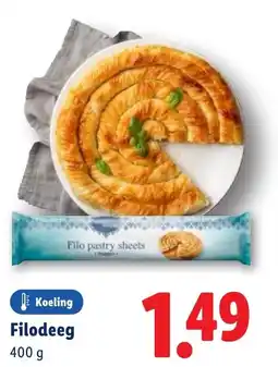 Lidl Filodeeg aanbieding