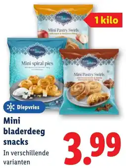 Lidl Mini bladerdeeg snacks aanbieding