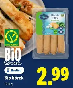 Lidl Bio börek aanbieding