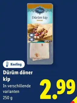 Lidl Dürüm döner kip aanbieding