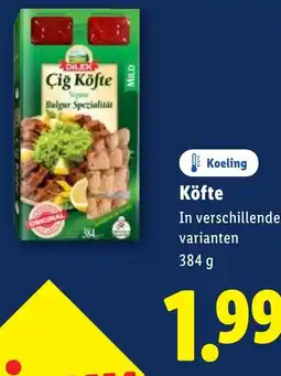 Lidl Köfte aanbieding