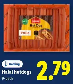 Lidl Halal hotdogs aanbieding