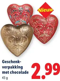 Lidl Geschenkverpakking met chocolade aanbieding